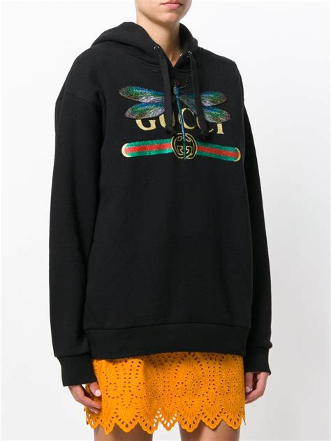 gucci bear hoodie|gucci dragonfly hoodie.